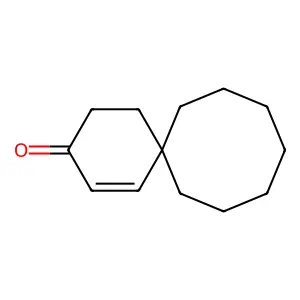 Spiro(5.7)tridec-1-ene-3-one structure
