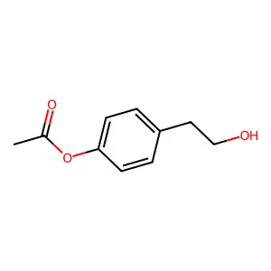 Benzeneethanol, 4-(acetyloxy)- structure