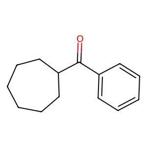 Cycloheptyl(phenyl)methanone structure