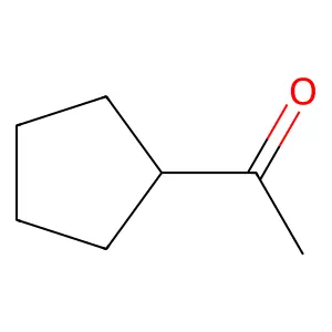 Cyclopentyl methyl ketone structure