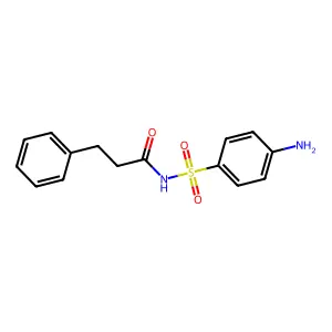 Propanamide, 3-phenyl-N-(4-aminophenylsulfonato)- structure