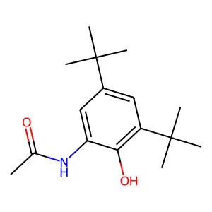 N-[3,5-Bis(1,1-dimethylethyl)-2-hydroxyphenyl]acetamide structure