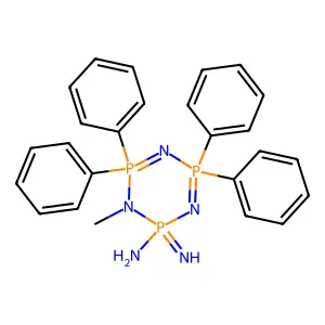 2-imino-1-methyl-4,4,6,6-tetraphenyl-1,3,5-triaza-2 structure