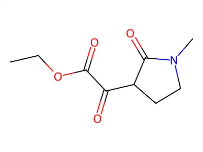 Ethyl 2-(1-methyl-2-oxopyrrolidin-3-yl)-2-oxoacetate structure