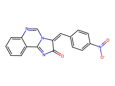3-[(4-Nitrophenyl)methylidene]imidazo[1,2-c]quinazolin-2-one structure