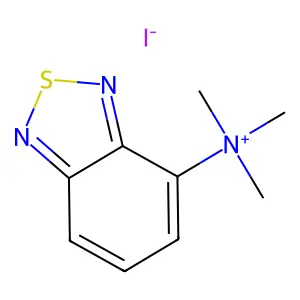 N,N,N-Trimethyl-2,1,3-benzothiadiazol-4-aminium iodide structure