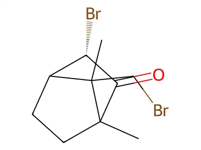 3,8-Dibromocamphor structure