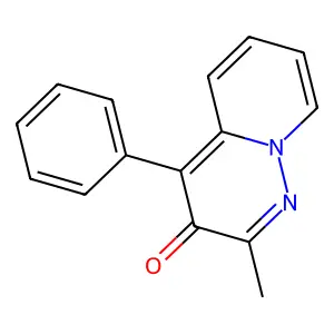 2-Methyl-4-phenyl-3H-pyrido[1,2-b]pyridazin-3-one structure