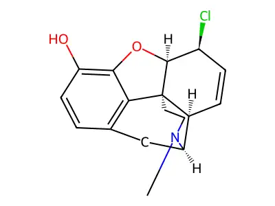 |A-Chloromorphide structure