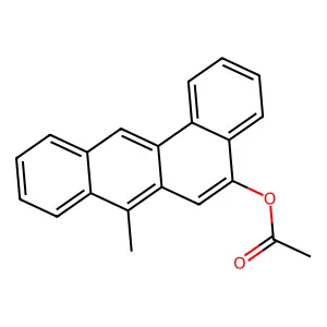 (7-Methylbenzo[a]anthracen-5-yl) acetate structure
