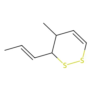 1,2-Dithiin, 3,4-dihydro-4-methyl-3-(1-propenyl)- structure
