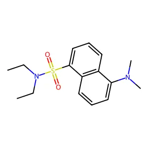 5-(dimethylamino)-N,N-diethylnaphthalene-1-sulfonamide structure