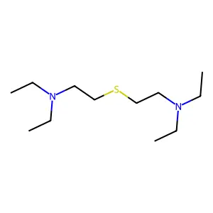 Bis(2-diethylaminoethyl) sulfide structure
