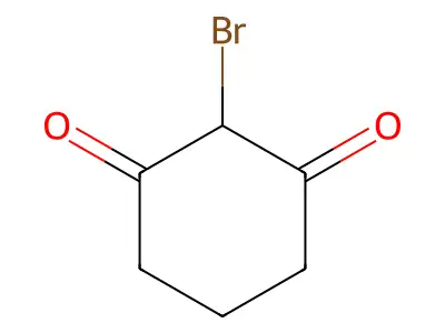 2-Bromo-3-hydroxy-cylohex-2-enone structure