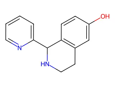 1-(Pyridin-2-yl)-1,2,3,4-tetrahydroisoquinolin-6-ol structure