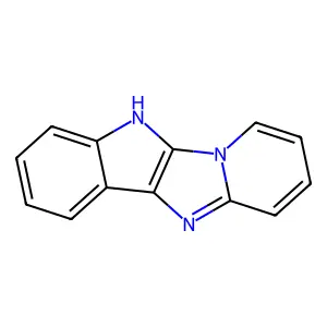Pyridino(1,2-a)imidazo(5,4-b)indole structure