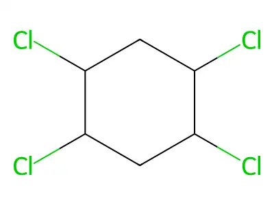 Cyclohexane, 1,2,4,5-tetrachloro- structure