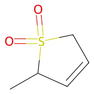 Thiophene, 2,5-dihydro-2-methyl-, 1,1-dioxide structure