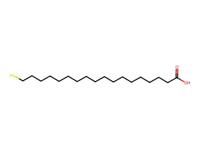18-Mercaptooctadecanoic acid structure