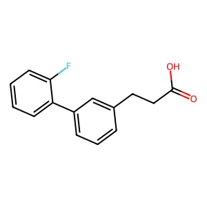 3-(2'-Fluoro-[1,1'-biphenyl]-3-yl)propanoic acid structure