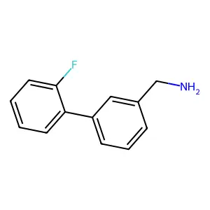 2'-Fluoro-biphenyl-3-methanamine structure