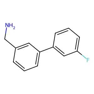 3'-Fluoro-biphenyl-3-methanamine structure