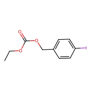 Carbonic acid, ethyl p-iodobenzyl ester structure