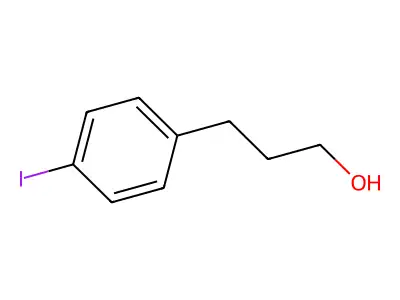 4-Iodobenzenepropanol structure