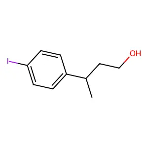 1-Butanol, 3-(p-iodophenyl)- structure
