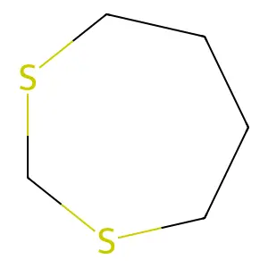 1,3-Dithiepane structure