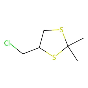 4-(氯甲基)-2,2-二甲基-1,3-二硫戊环 structure