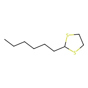 2-Hexyl-1,3-dithiolane structure