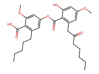 Confluentic acid structure