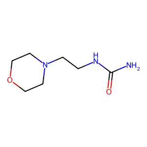 2-Morpholin-4-ylethylurea structure