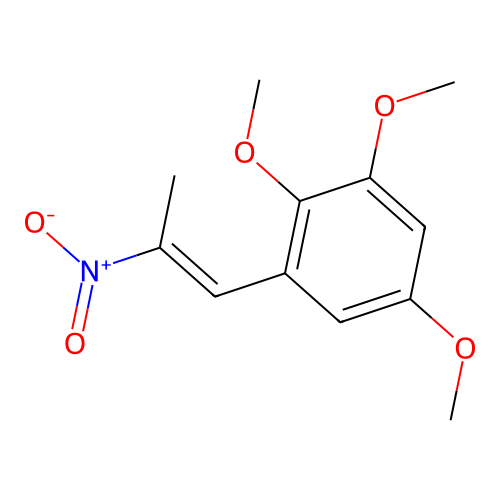 1,2,5-Trimethoxy-3-(2-nitroprop-1-enyl)benzene structure