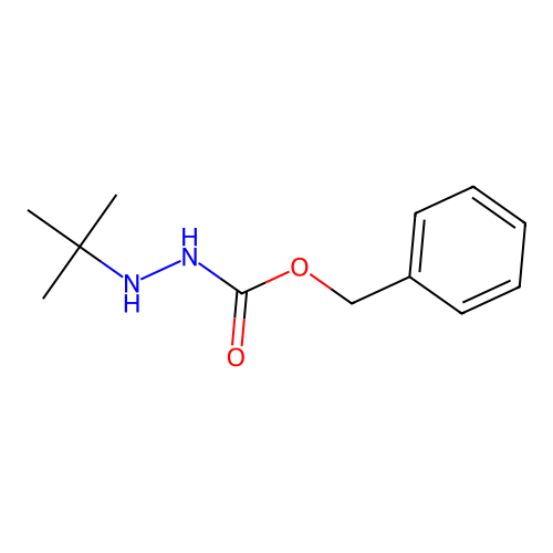 benzyl N-(tert-butylamino)carbamate structure