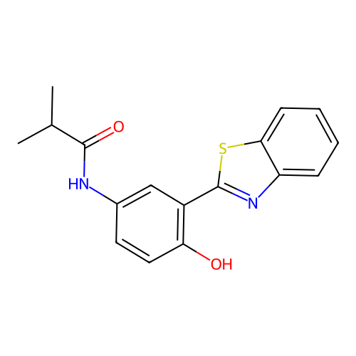 N-[3-(1,3-Benzothiazol-2-YL)-4-hydroxyphenyl]-2-methylpropanamide structure