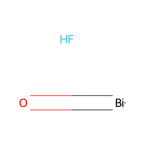 Bismuth oxyfluoride structure