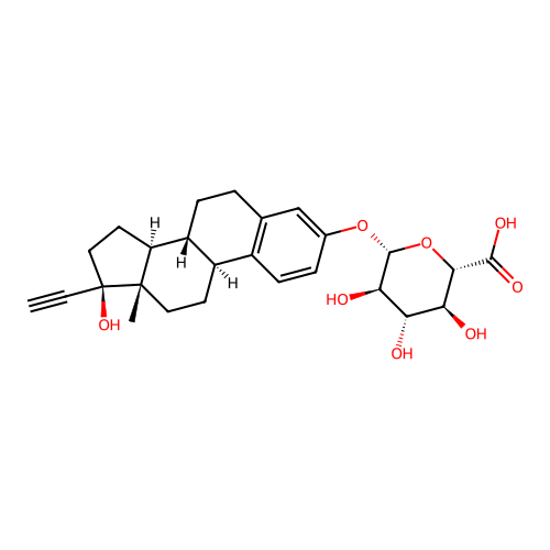 Ethynylestradiol-3-o-glucuronide structure