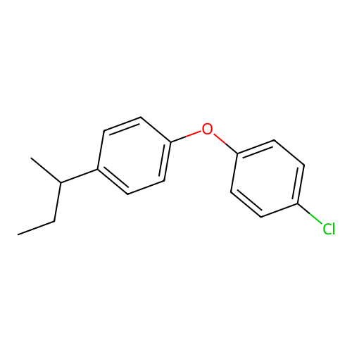 Benzene, 1-chloro-4-(4-(1-methylpropyl)phenoxy)- structure