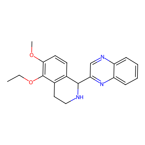 2-(5-Ethoxy-6-methoxy-1,2,3,4-tetrahydroisoquinolin-1-yl)quinoxaline structure