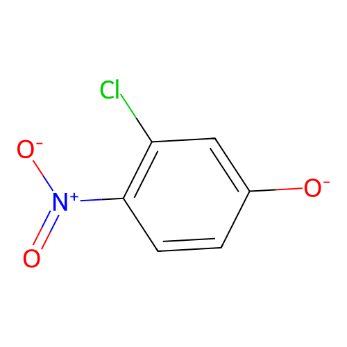 3-Chloro-4-nitrophenolate structure
