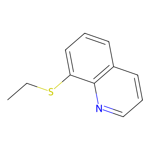 8-(Ethylsulfanyl)quinoline structure
