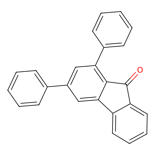 1,3-Diphenyl-9h-fluoren-9-one structure
