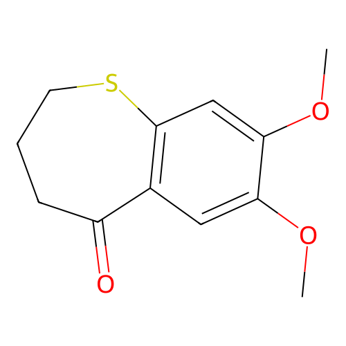 7,8-dimethoxy-3,4-dihydro-1-benzothiepin-5(2H)-one structure