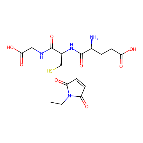 N-Ethylmaleimide-gamma-glutamyl-cysteinyl-glycine structure