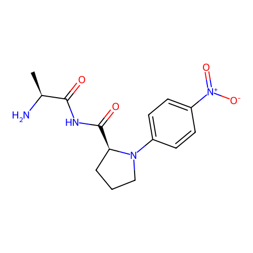 Alanylproline-4-nitroanilide structure