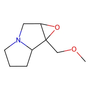 6b-(Methoxymethyl)hexahydro-2h-oxireno[a]pyrrolizine structure