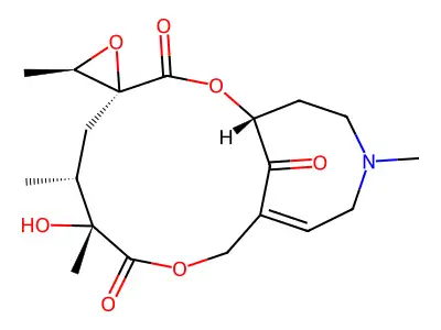 蜂斗菜烯碱 structure