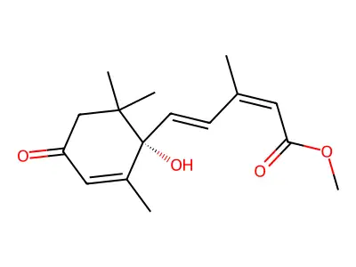 Methyl abscisate structure